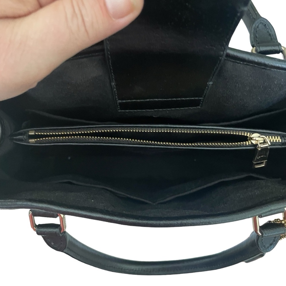 Coach Margot Carryall Signature Canvas Purse Crossbody Brown/Black F58310 NWOT - Picture 5 of 11